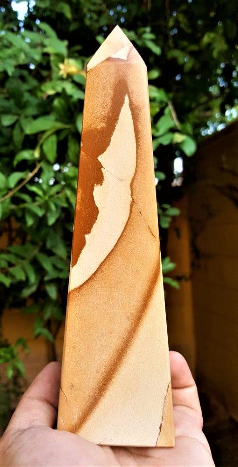 AAA Quality Coral Jasper Crystal Tower Point - 850 Grams (1 of 4)