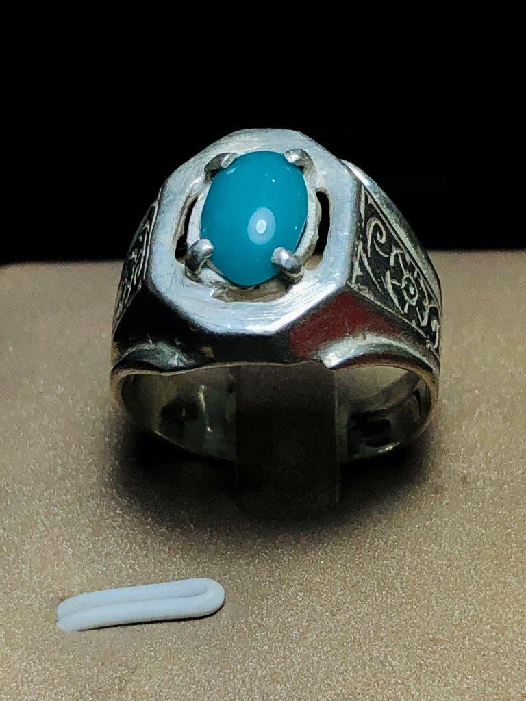 Turquoise Ring, 925 Silver Ring, Handmade Ring (1 of 3)