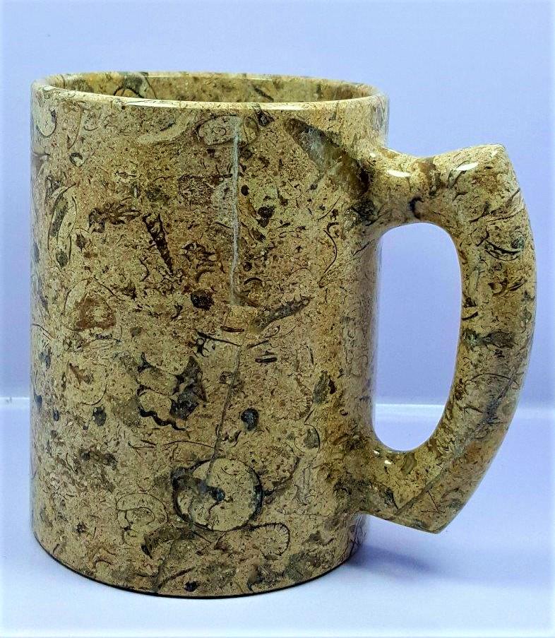 Wood Jasper Tea Mug - 376 Grams: Wood Jasper Tea Mug - 376 Grams - 99X112X79 mmShipping Rate: $45.00 .shipping rates are determined by Parcel weight and destination.Combined shipping: We offer combine shipping on multiple items purch