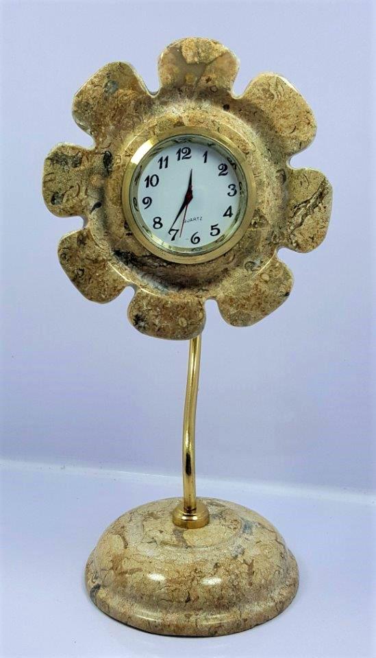 Wood Jasper Flower Clock - 279.3 Grams (1 of 5)