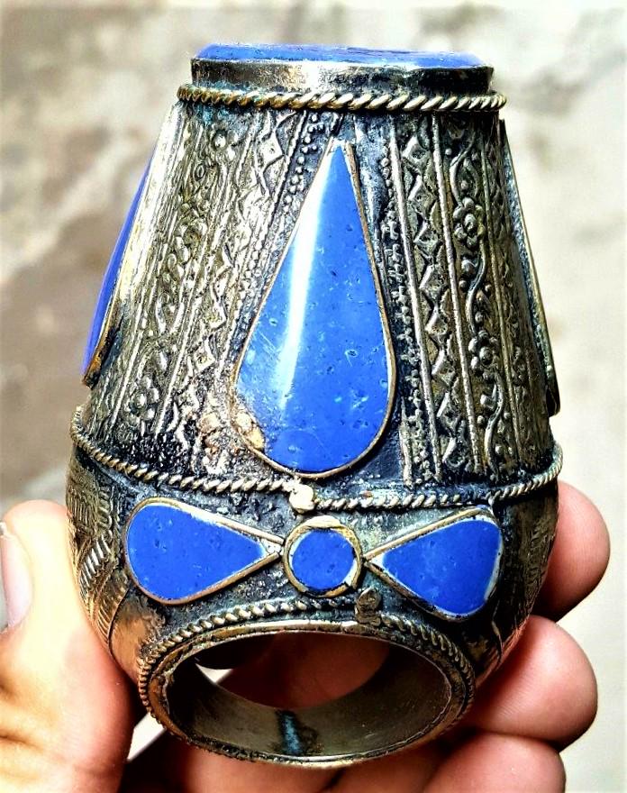 Lapis Ring Egyptian Style in Gale (1 of 4)