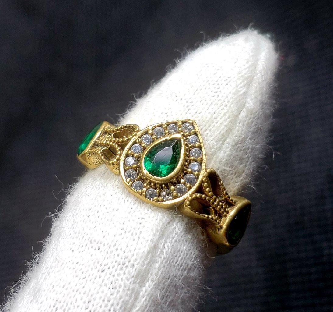 Turkish Handmade Silver Ladies Ring (1 of 5)