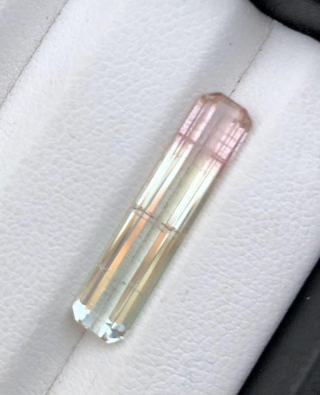 3.60 Carats Bi Colour Natural Tourmaline - 22X5X4 mm (1 of 4)