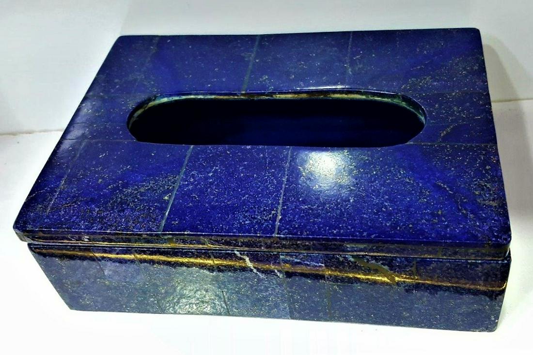 Lapis Lazuli Tissue  Box Home Decor (1 of 3)