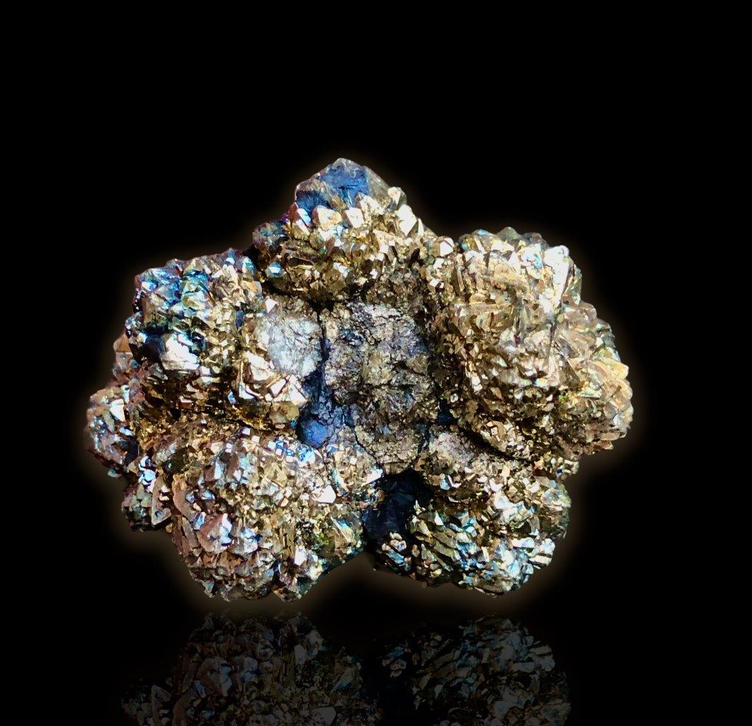 108 Grams Pyrite cluster With Rainbow Inclusion - 50X30X25 mm (1 of 4)