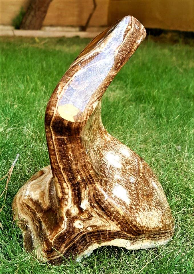 2.4 KG Unusual Shape Chocolate Calcite Tumble (1 of 4)