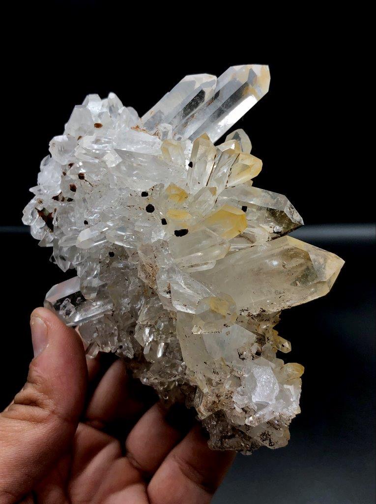 Top Quality Mineral - Clear Quartz Cluster - 344 Grams - 112X105X50 mm (1 of 4)