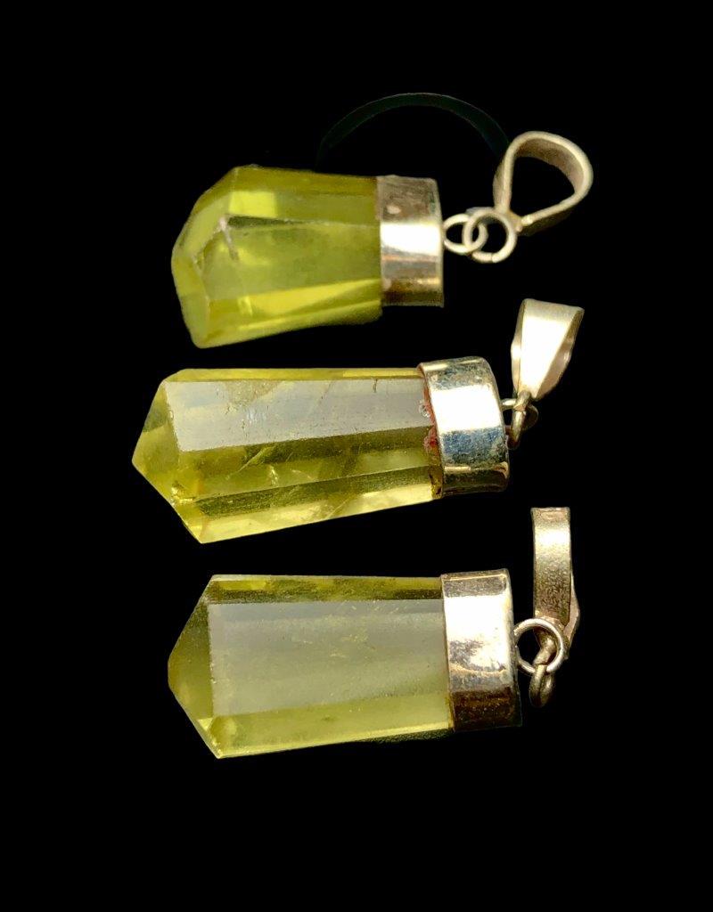 Raw Citrine Necklace-Healing Crystal Necklace for Women Men-Yellow Quartz Pendant (1 of 2)