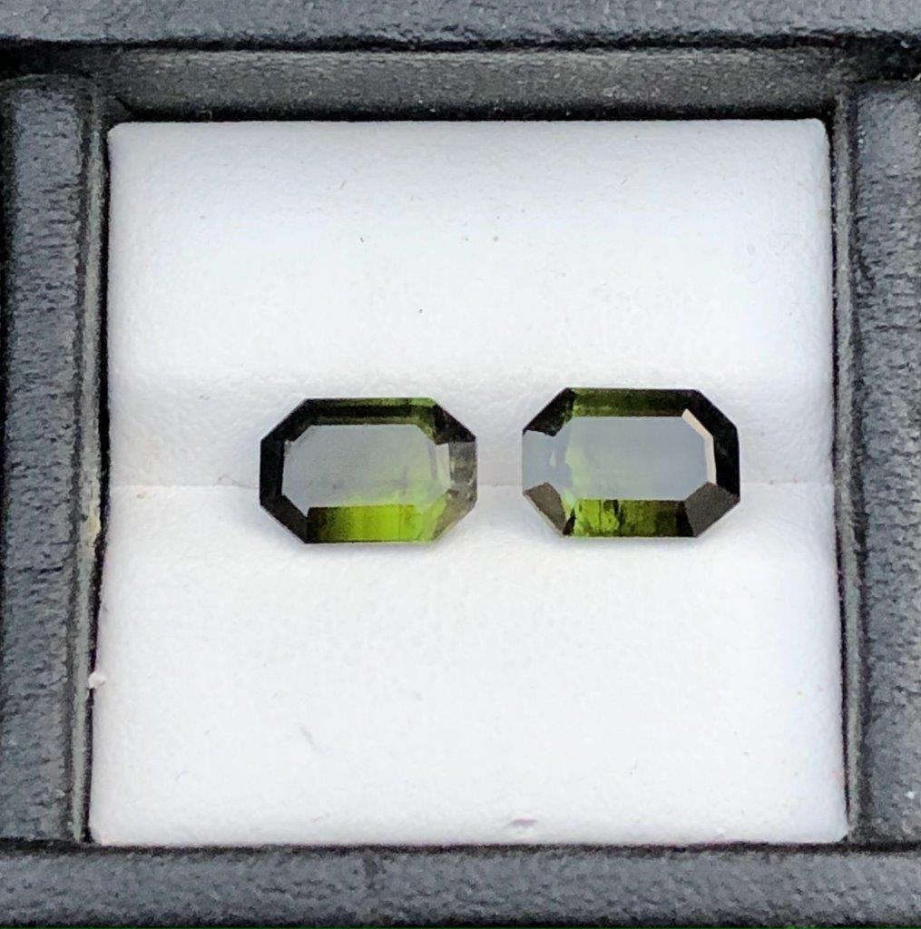 Natural Istaknala Paired Tourmalines - 4.30 Carats - 10X7X5 mm (1 of 3)