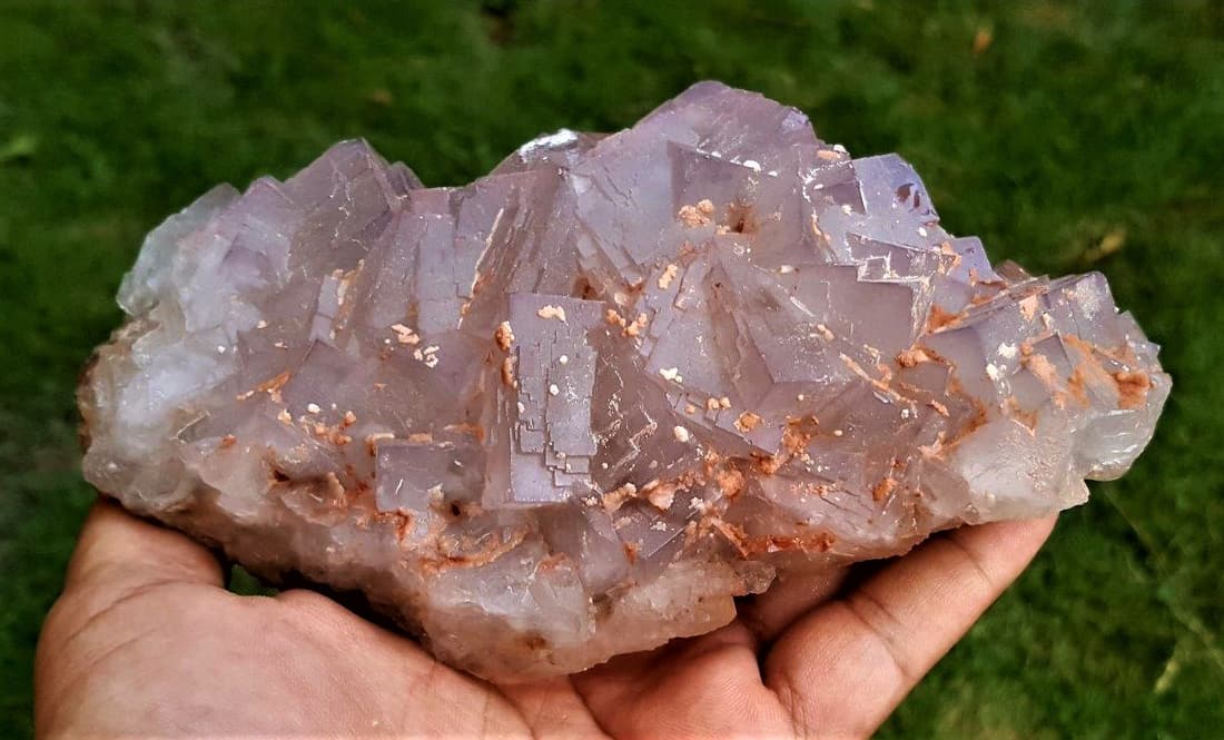 Natural Fluorite Mountains - 1008 Grams: Natural Fluorite Mountains From Baluchistan - 1008 Grams - 152X85X50 mm Shipping: $75.00. Shipping rates are determined by Parcel weight and destination.