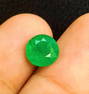 Top Quality Round Emerald Vivid Green - 2.15 Carats - 9X5.5 mm