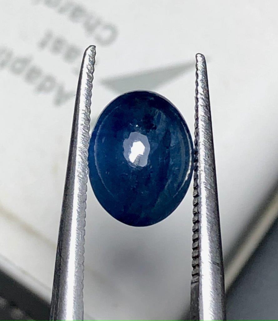 2.30 Carats Natural Blue Sapphire Cab - 8X7X4 mm (1 of 3)