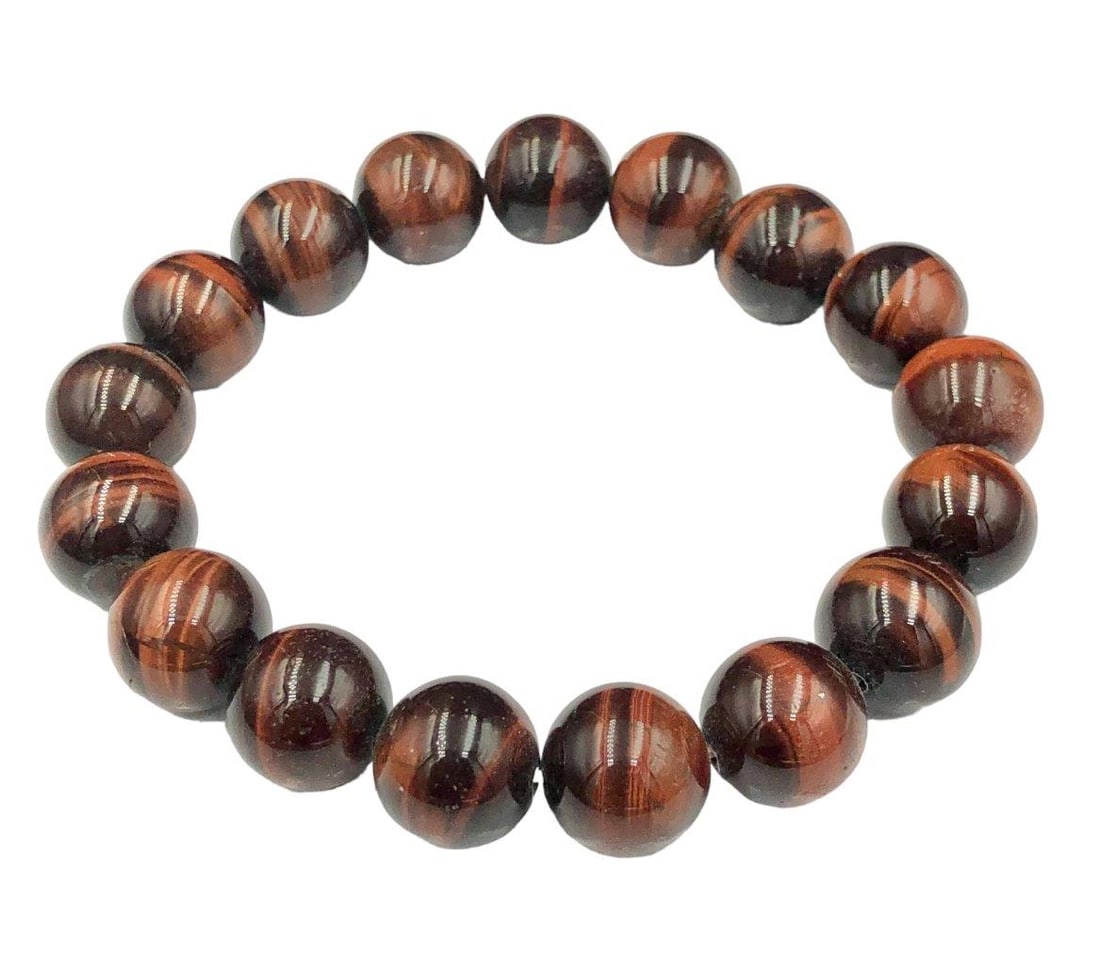 Fine Quality Natural Tiger Eye Beaded Bracelet (1 of 4)