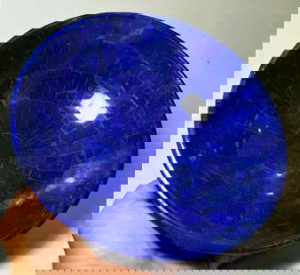 Lapis Lazuli Bowl - 895 Grams: Lapis Lazuli Bowl - 895 GramsShipping Rate: $70.00 .shipping rates are determined by Parcel weight and destination.Combined shipping: We offer combine shipping on multiple items purchased to reduce sh