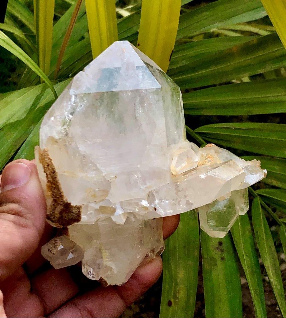 Natural Fedan Quartz Cluster - 229 Grams - 94X93X45 mm (1 of 4)