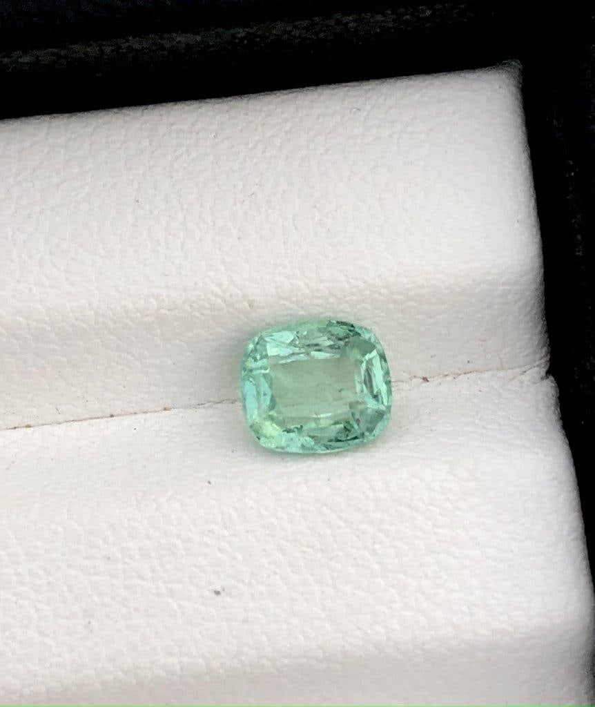 1.10 Carats Green Tourmaline Afghanistan - 6.5X5.5X3.5 mm: 1.10 Carats Green Tourmaline Afghanistan - 6.5X5.5X3.5 mm Shipping: