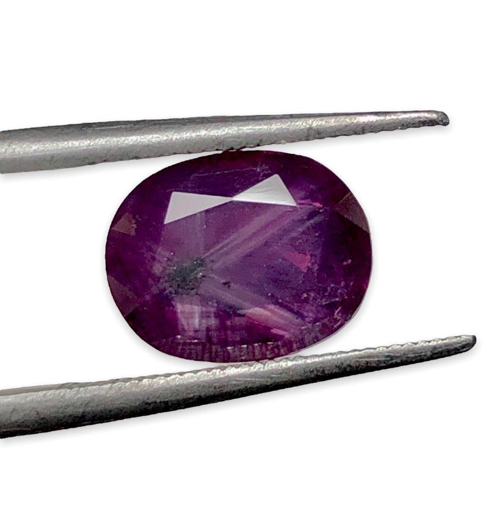 3.60 Carats Rare Tripichi corundum ruby - 10X8X5 mm (1 of 4)