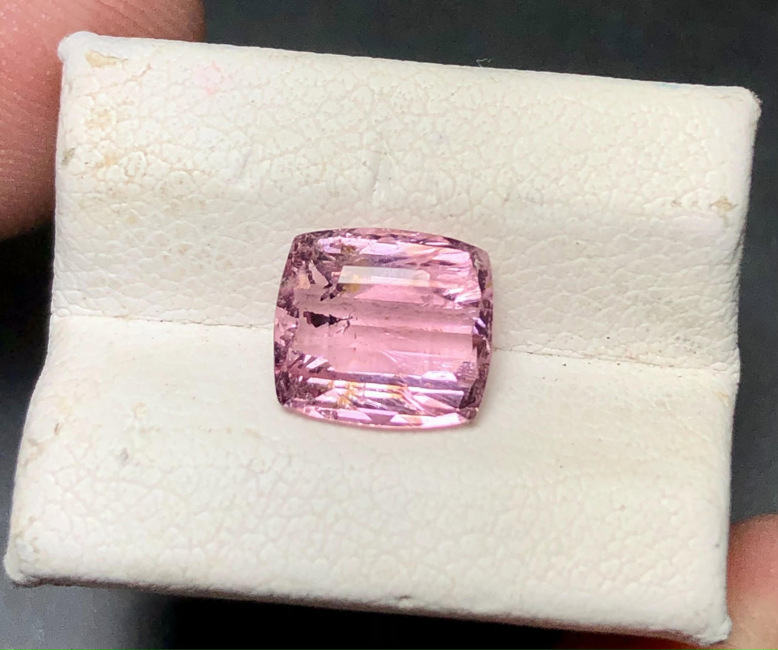 Baby Pink Tourmaline - 2 Carats - 8X7X4 mm: Baby Pink Tourmaline - 2 Carats - 8X7X4 mm Shipping: