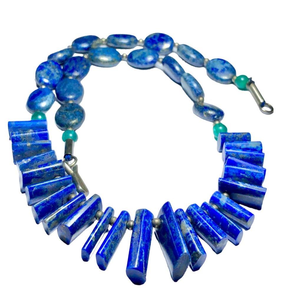 Top Quality Lapis Lazuli Necklace: Top Quality Lapis Lazuli NecklaceShipping Rate: $36.00 .shipping rates are determined by Parcel weight and destination.Combined shipping: We offer combine shipping on multiple items purchased to reduc