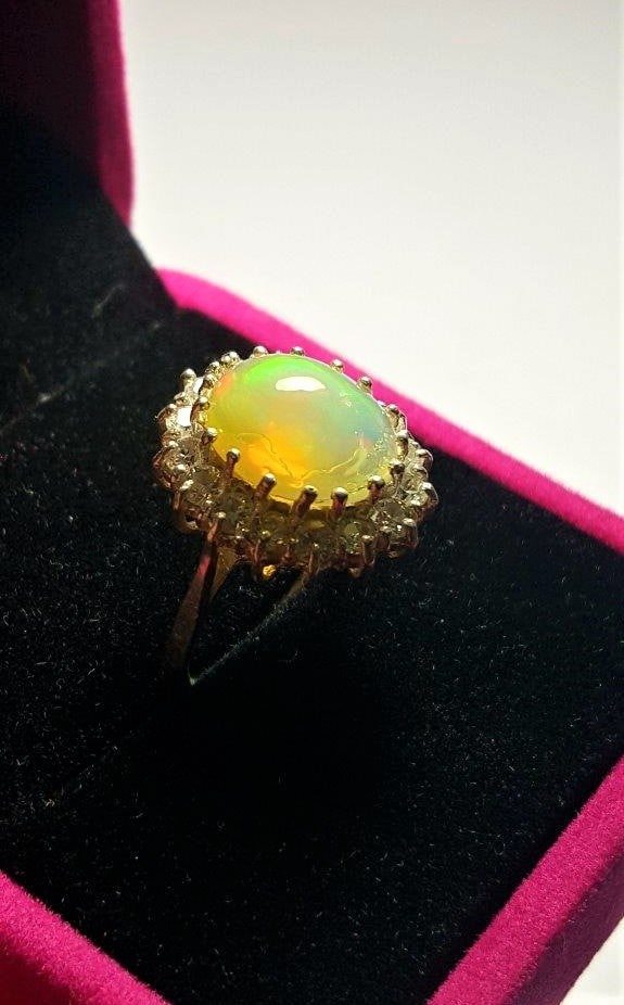 Opal Ring in sterling silver (1 of 2)