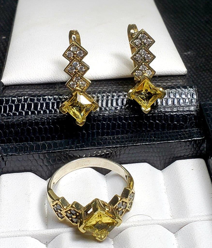 Turkish Handmade Silver Ladies Jewelry Set (1 of 3)