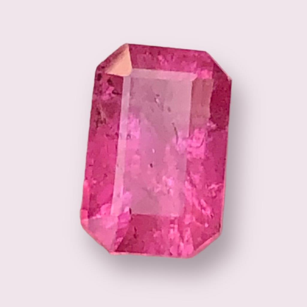 1.30 Carats Rubelite Tourmaline - 8X5X4 mm: 1.30 Carats Rubelite Tourmaline - 8X5X4 mm Shipping: