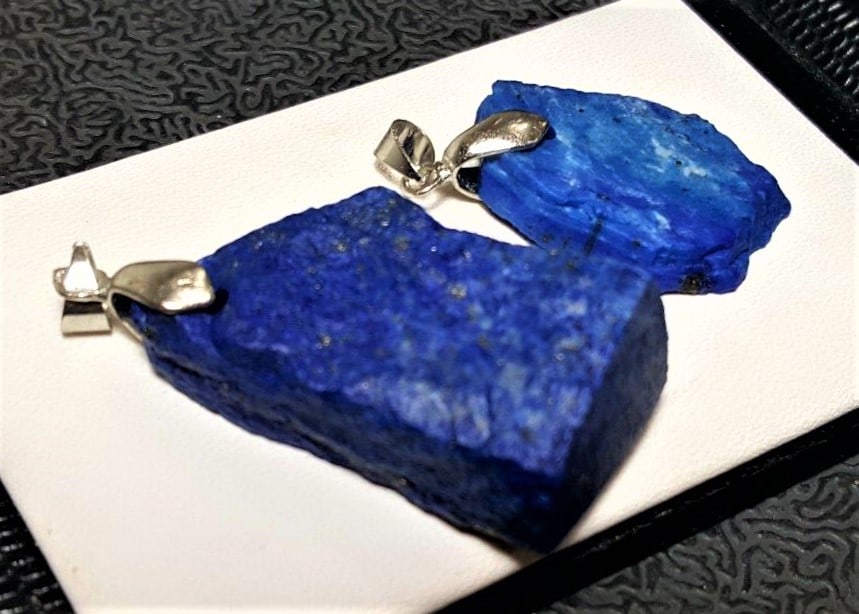 Blue Pendants Sterling Silver in Lapis: Blue Pendants Sterling Silver in Lapis Shipping: $23.00. Shipping rates are determined by Parcel weight and destination.