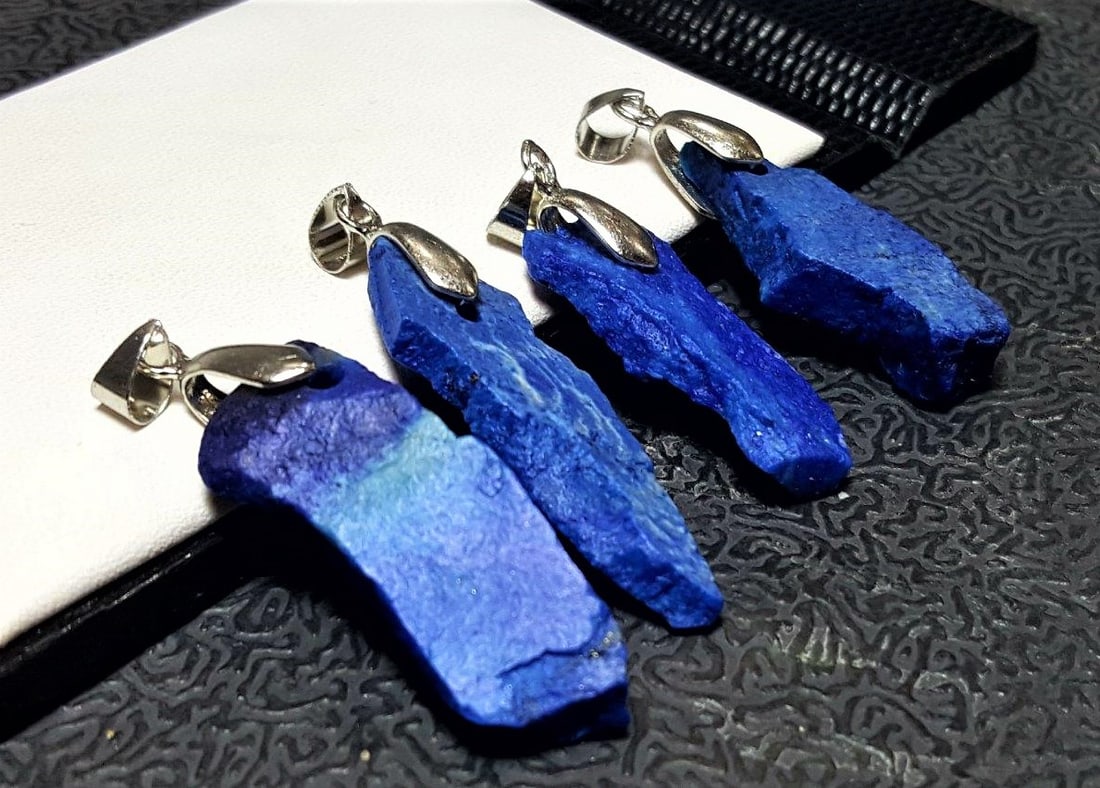 Royal Blue Lapis Pendants Lot (1 of 3)