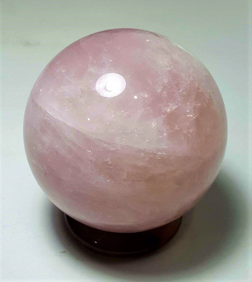 Rose Quartz sphere - 837 Grams (1 of 3)