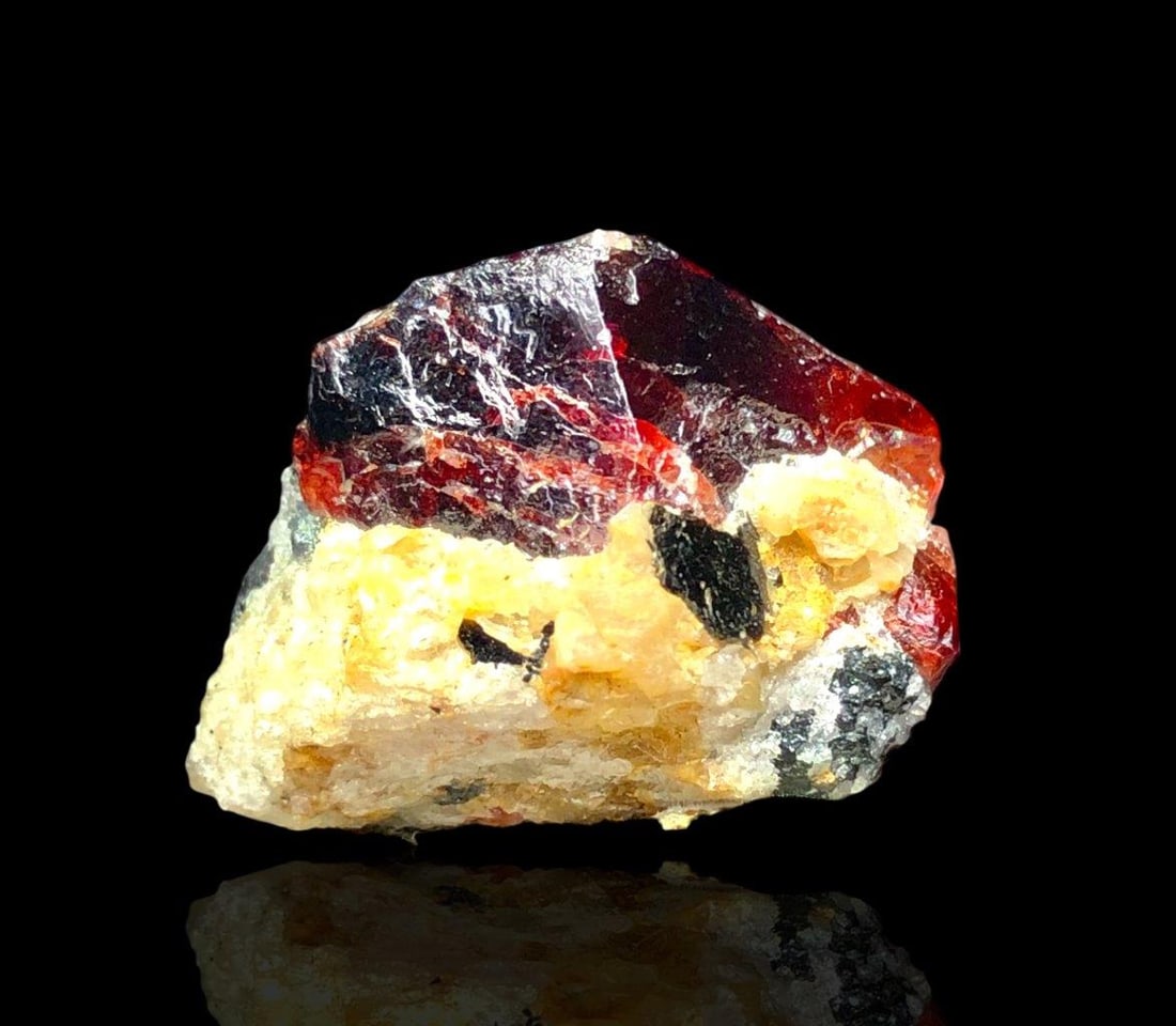 6.50 Grams Natural Zircon Crystal On Matrix - 21X16X16 mm (1 of 4)