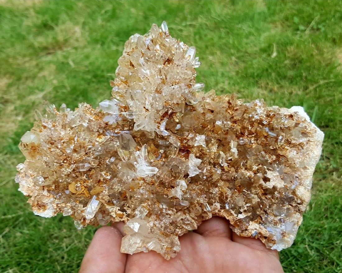 Amazing Quartz Cluster On Matrix - 360 Grams (1 of 5)