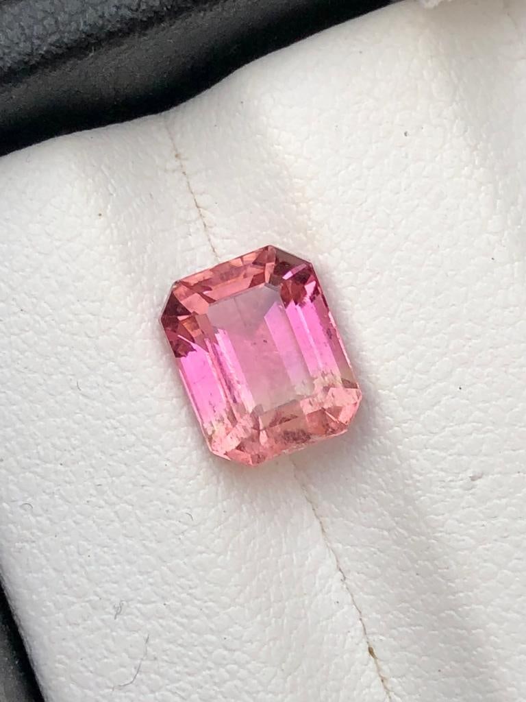 Lovely Bi Colour Natural Tourmaline Gemstone - 2.75 Carats - 8X7X6 mm (1 of 4)