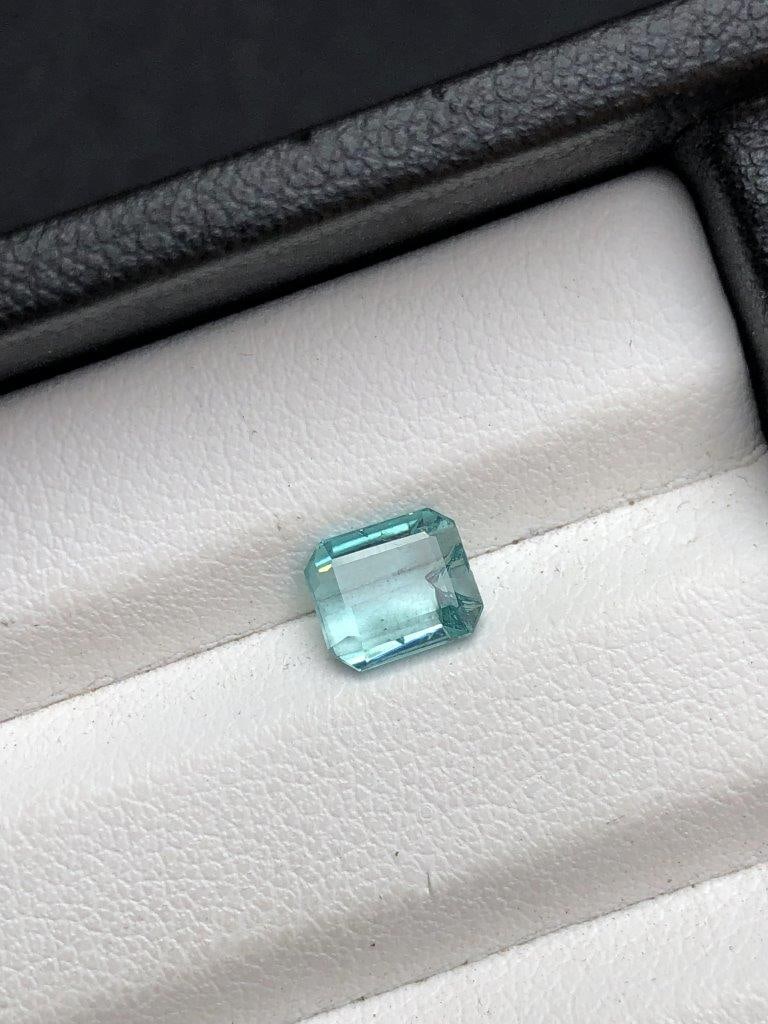 1.05 Carats Natural Blue Tourmaline - 7X6X3 mm (1 of 3)