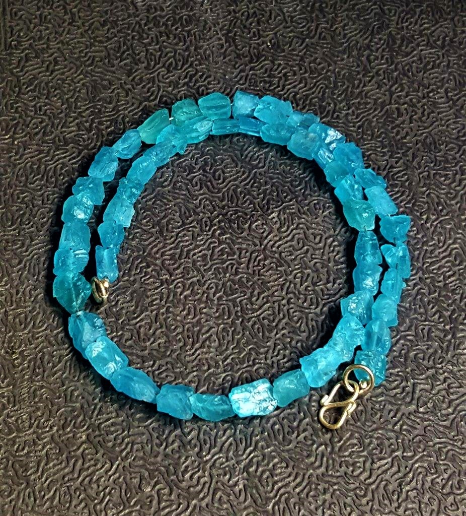 Apatite necklace, HEALING JEWELRY (1 of 2)