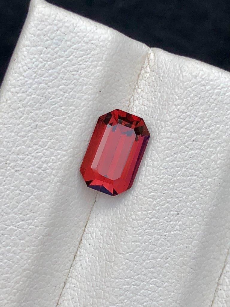 Emerald Cut Natural Rhodolite Garnet Gemstone - 2.15 carats 8X4X3 mm: Emerald Cut Natural Rhodolite Garnet Gemstone - 2.15 carats 8X4X3 mmShipping Rate: $15.00 .shipping rates are determined by Parcel weight and destination.Combined shipping: We offer combine shipping o