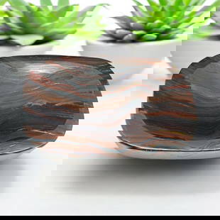 Amazing Rare Tiger Eye Ash Tray - 1.6 KG - 6X4.5X1.2 INCH: Amazing Rare Tiger Eye Ash Tray - 1.6 KG - 6X4.5X1.2 INCH Shipping Rate: $50.00 .shipping rates are determined by Parcel weight and destination.Combined shipping: We offer combine shipping on