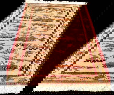 Afghan Handmade vintage War Rug oriental war rug Wall decor Opiom area rug 4'X6': Afghan Handmade vintage War Rug oriental war rug Wall decor Opiom area rug 4'X6'Shipping: 50$ rates are determined by Parcel weight and destination.Combined shipping: We offer combine shipping on mult
