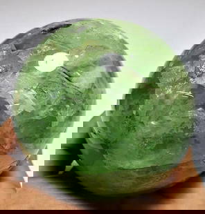 Green Fluorite Large Sphere (715g) Polished: Green Fluorite Large Sphere (715g) Polished - Diameter 74 mmShipping Rate: $60.00 .shipping rates are determined by Parcel weight and destination.Combined shipping: We offer combine shipping on multip