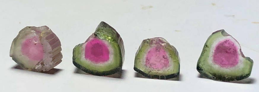 9.25 Carats watermelon tourmaline slices: 9.25 Carats watermelon tourmaline slicesShipping Rate: $23.00 .shipping rates are determined by Parcel weight and destination.Combined shipping: We offer combine shipping on multiple items purchased t