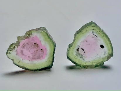 4.70 Carats watermelon tourmaline slices: 4.70 Carats watermelon tourmaline slices: WorldwideShipping Rate: $23.00 .shipping rates are determined by Parcel weight and destination.Combined shipping: We offer combine shipping on multiple items