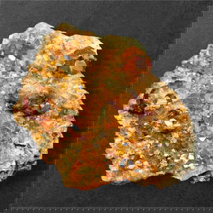 Natural Hessonite Garnet Cluster on Matrix - 99 Grams - 63X46X27 mm: Natural Hessonite Garnet Cluster on Matrix - 99 Grams - 63X46X27 mmShipping Rate: $23.00 .shipping rates are determined by Parcel weight and destination.Combined shipping: We offer combine shipping on