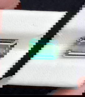 1.85 Carats Emerald Cut Greenish Blue Tourmaline Gemstone - 9X6X4 mm: 1.85 Carats Emerald Cut Greenish Blue Tourmaline Gemstone - 9X6X4 mm Shipping Rate: $15.00 .shipping rates are determined by Parcel weight and destination.Combined shipping: We offer combine shipping