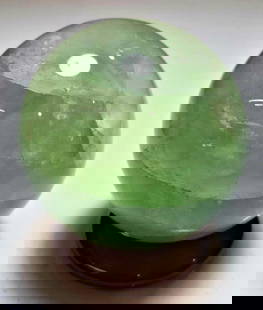 Polished Fluorite Sphere - 917 Grams: Polished Fluorite Sphere - 917 Grams - Diameter 81 mmShipping Rate: $75.00 .shipping rates are determined by Parcel weight and destination.Combined shipping: We offer combine shipping on multiple item