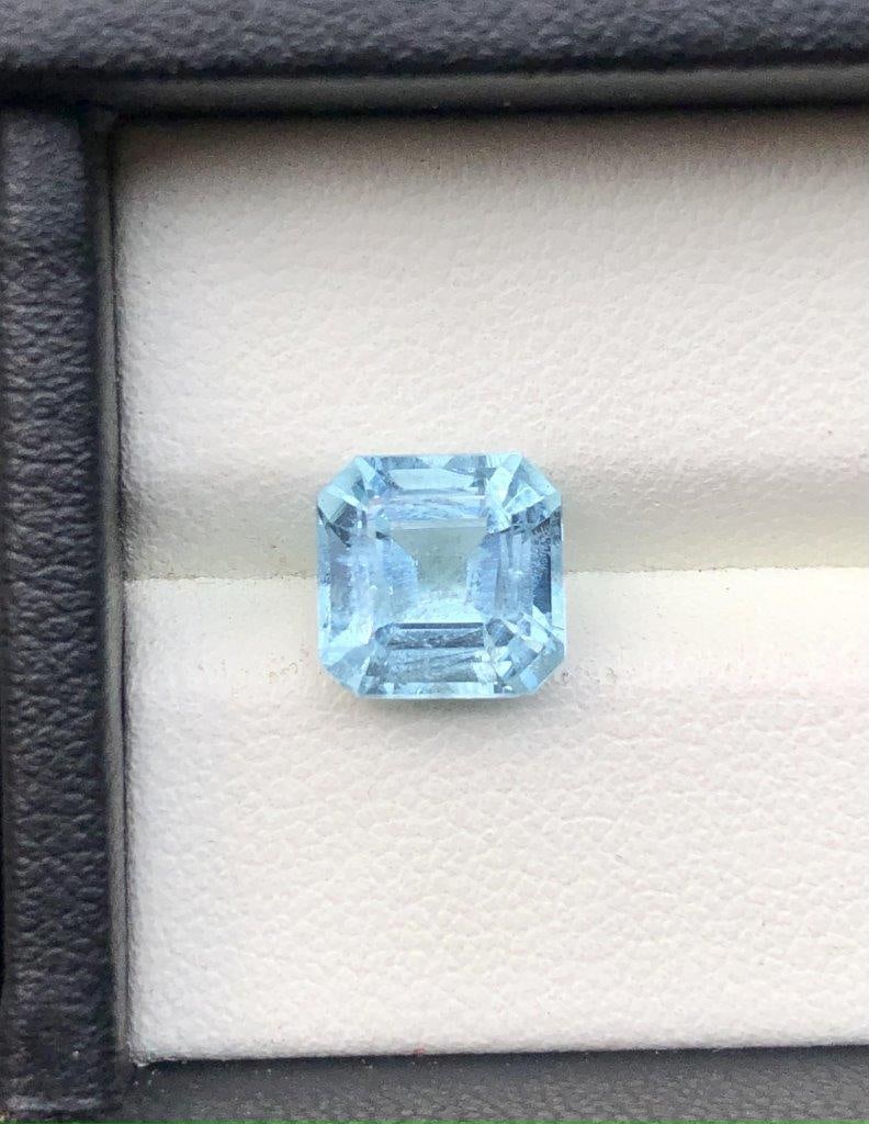 2.80 Carats Santa Maria Aquamarine Gemstone - 9X9X6 mm: 2.80 Carats Santa Maria Aquamarine Gemstone - 9X9X6 mm Shipping: