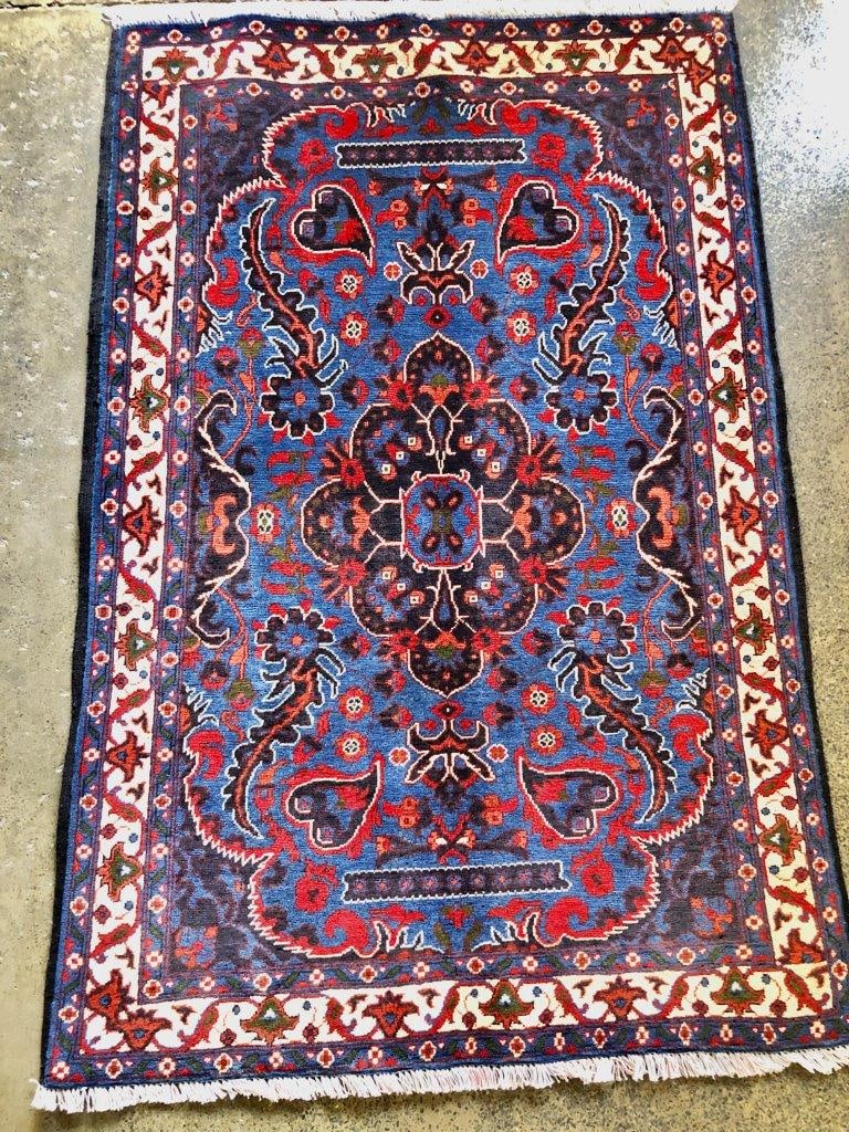 Handmade Area Rug - Afghan Handmade Pure Wool 3' X 5' (1 of 5)
