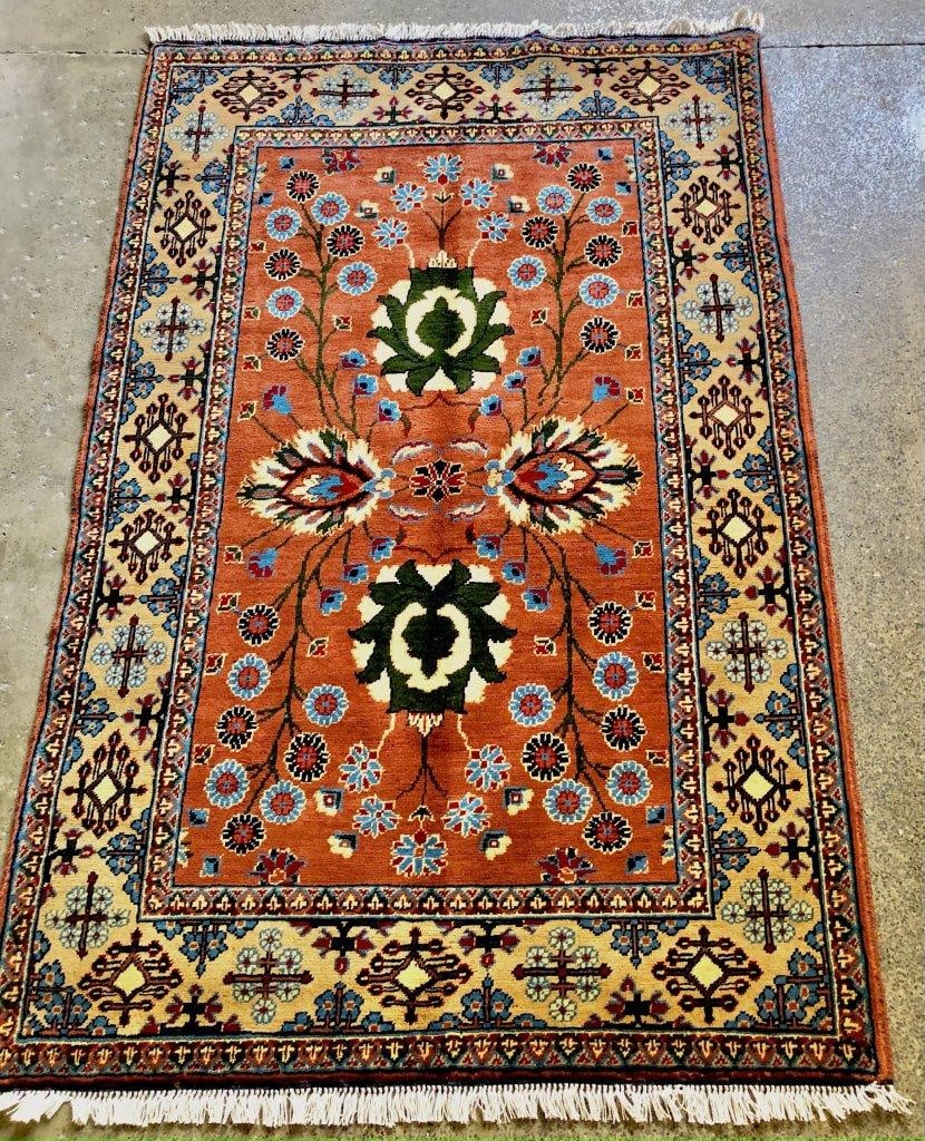 Turkish Design Wool Rug - Afghan Handmade Wool Area Rug 3' X 5' (1 of 6)
