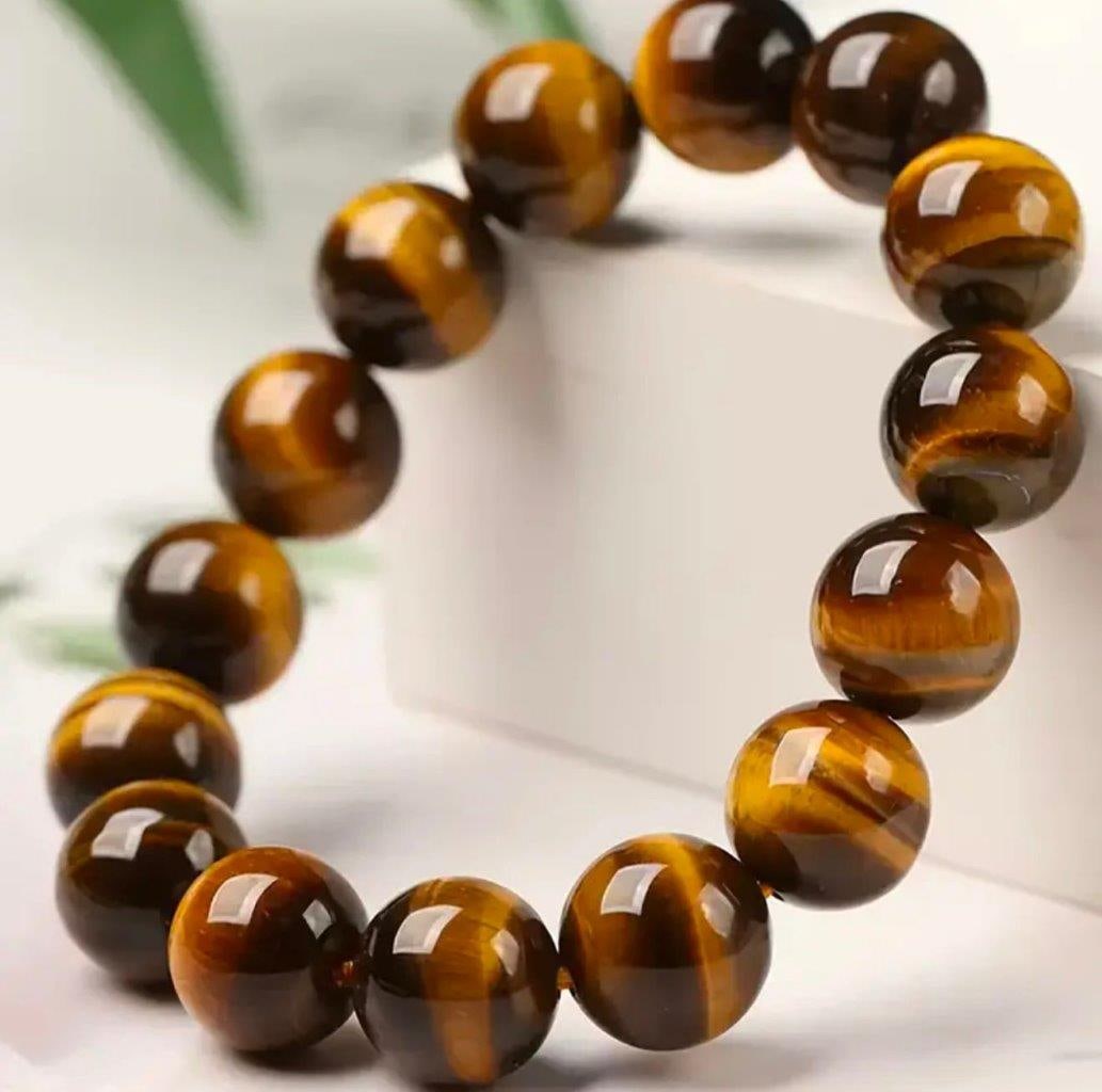 Best Quality Natural Tiger Eye Stretchable Bracelet (1 of 4)