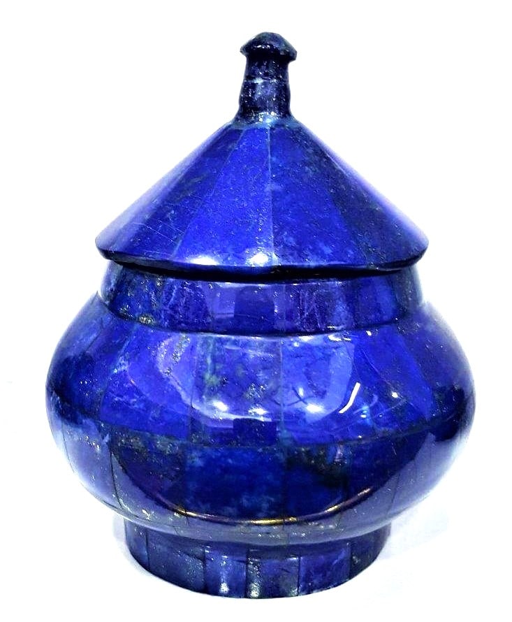 Royal Blue Lapis Lazuli Precious Jewellery Box (1 of 3)