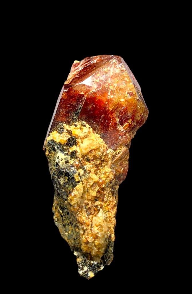 Natural Zircons Crystals Cluster On Matrix 90 Grams (1 of 4)