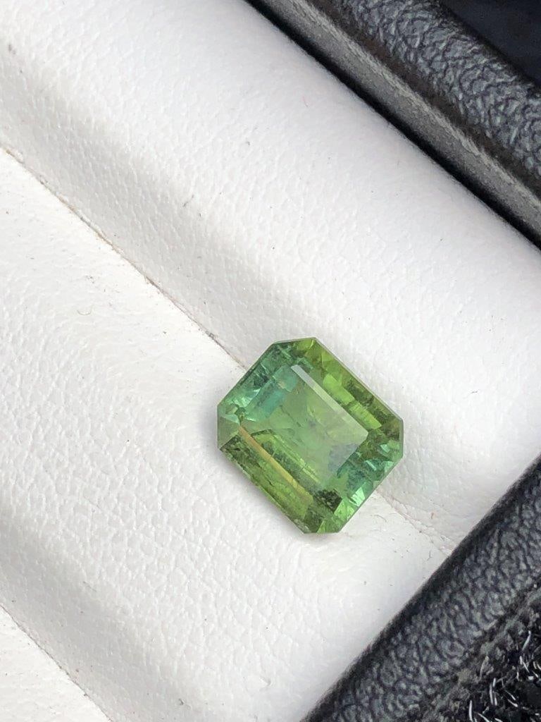 Natural Green Tourmaline - 2.35 Carats - 8X6X5 mm: Natural Green Tourmaline - 2.35 Carats - 8X6X5 mm Shipping: